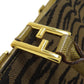 FENDI Handbag canvas Brown Tiger pattern