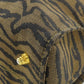 FENDI Handbag canvas Brown Tiger pattern