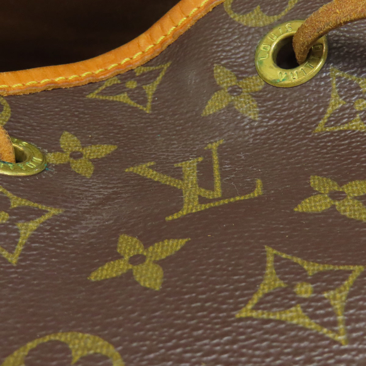 LOUIS VUITTON Backpack M51135 Monogram canvas Brown MontsourisGM Women Used Authentic