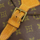 LOUIS VUITTON Backpack M51135 Monogram canvas Brown MontsourisGM Women Used Authentic
