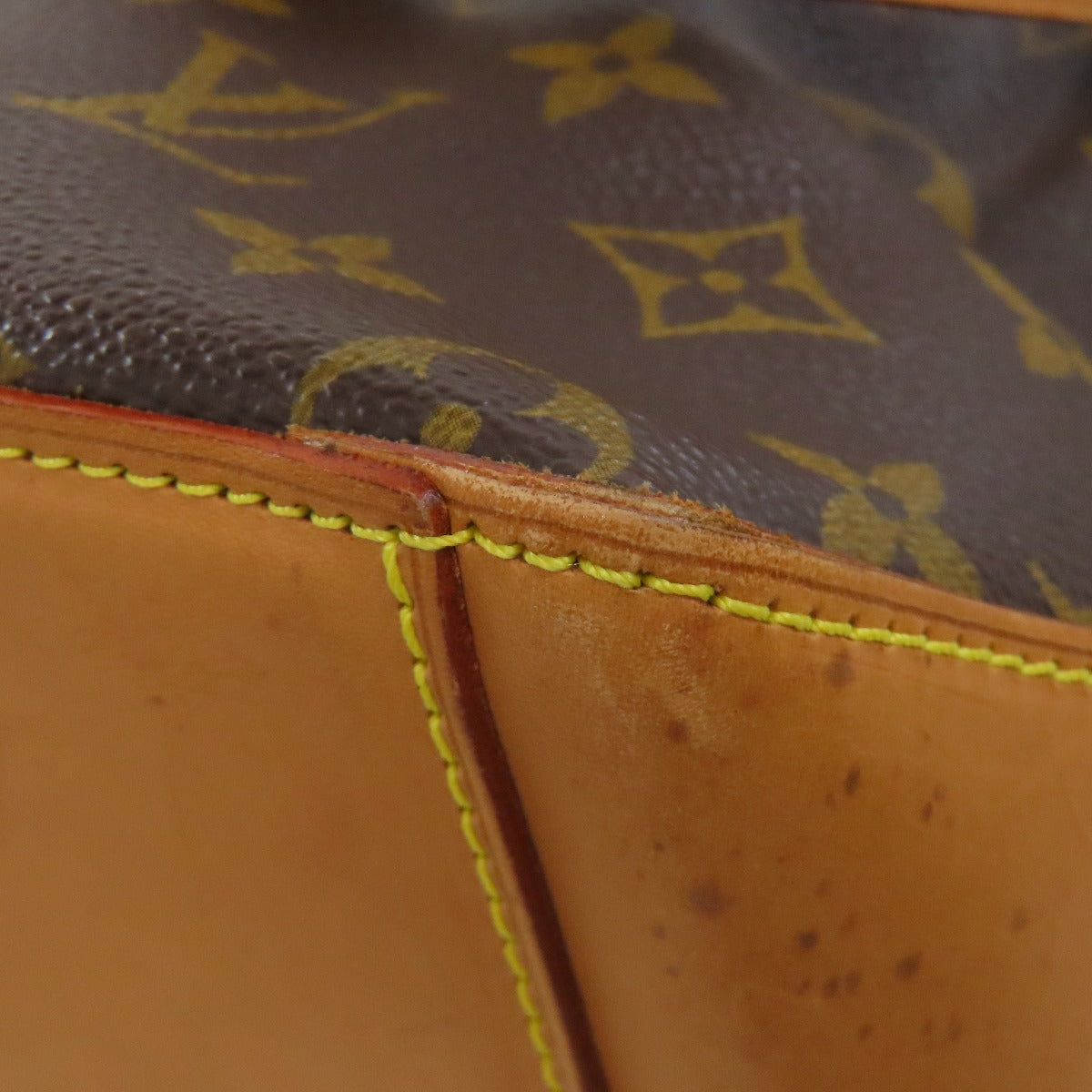 LOUIS VUITTON Tote Bag M51151 Monogram canvas Brown Cabas Mezzo Women Used Authentic
