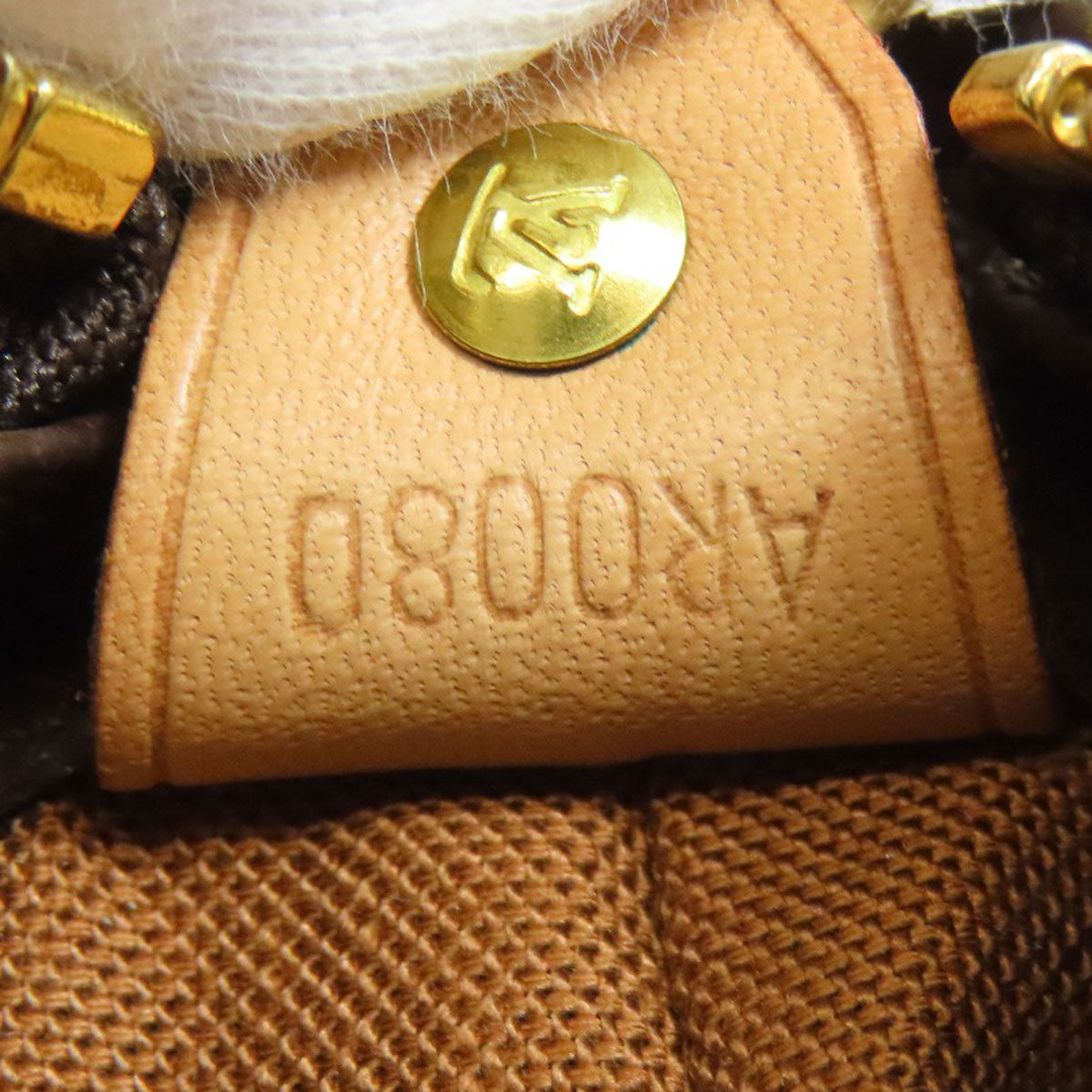LOUIS VUITTON Tote Bag M51151 Monogram canvas Brown Cabas Mezzo Women Used Authentic