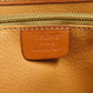 CELINE Tote Bag PVC, Leather Brown Macadam Pattern Women Used Authentic