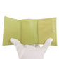 CHANEL Bifold Wallet Grained Calfskin Skin beige Matelasse Gold Metal