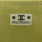CHANEL Bifold Wallet Grained Calfskin Skin beige Matelasse Gold Metal