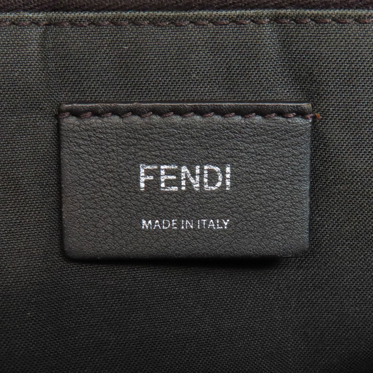 FENDI Handbag Calfskin gray By the Way Medium 2WAY Women Used Authentic
