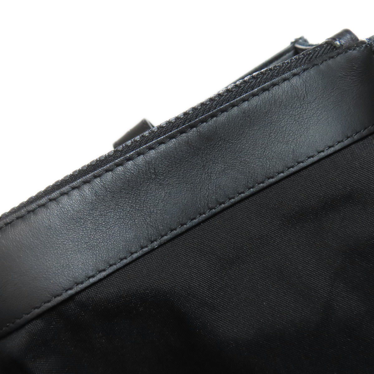 FENDI Tote Bag canvas black logo