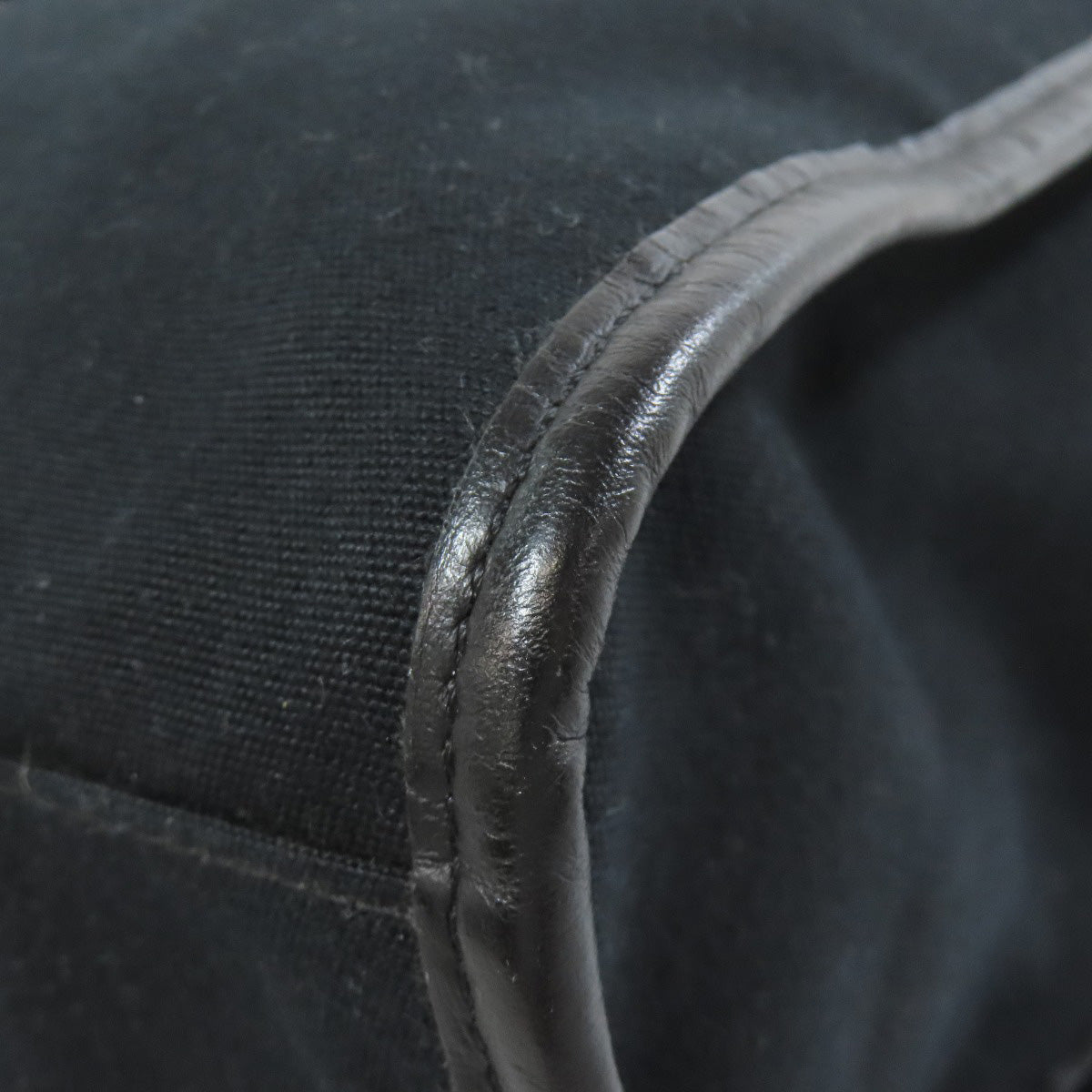FENDI Tote Bag canvas black logo