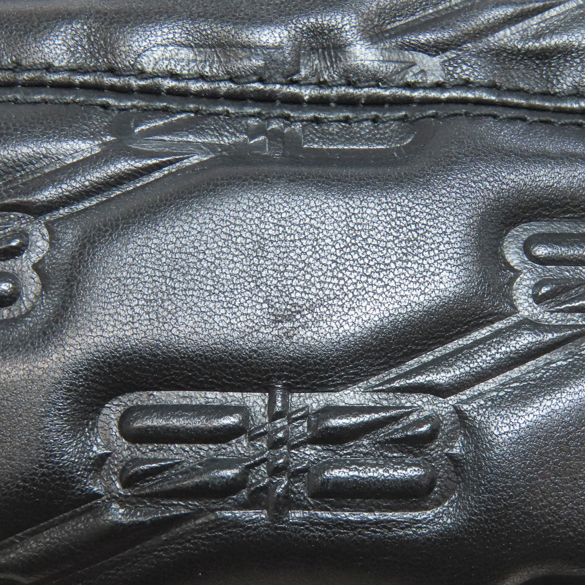 BALENCIAGA Handbag 702699 Calfskin black BB 2WAY Women Used Authentic