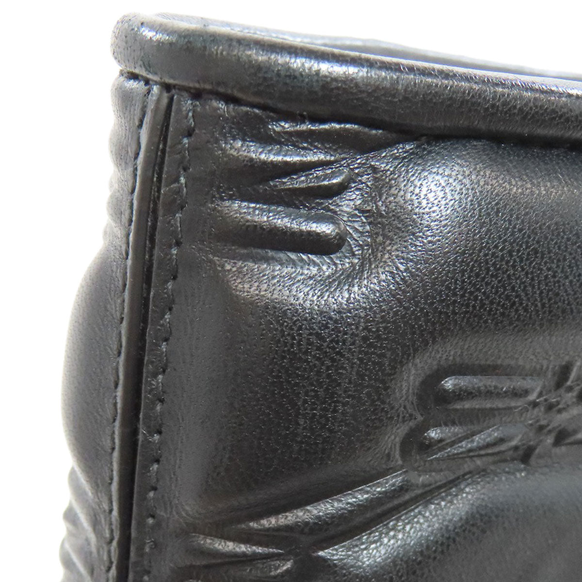 BALENCIAGA Handbag 702699 Calfskin black BB 2WAY Women Used Authentic