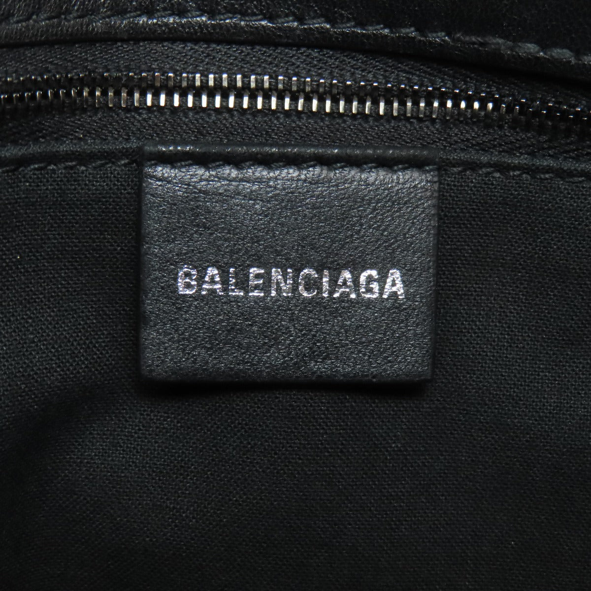BALENCIAGA Handbag 702699 Calfskin black BB 2WAY Women Used Authentic