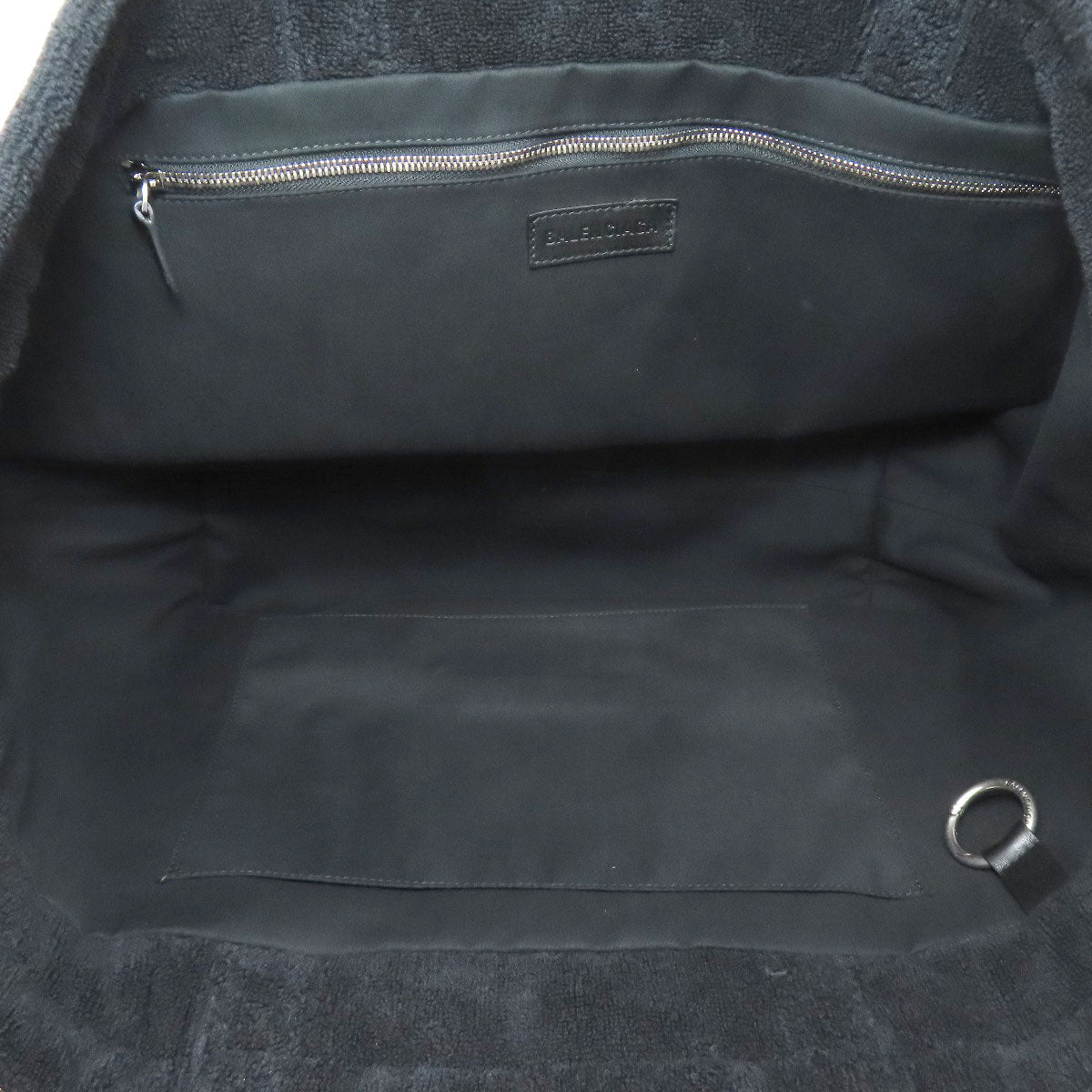 BALENCIAGA Tote Bag 743152 cotton black Jumbo Large Tote Women Used Authentic