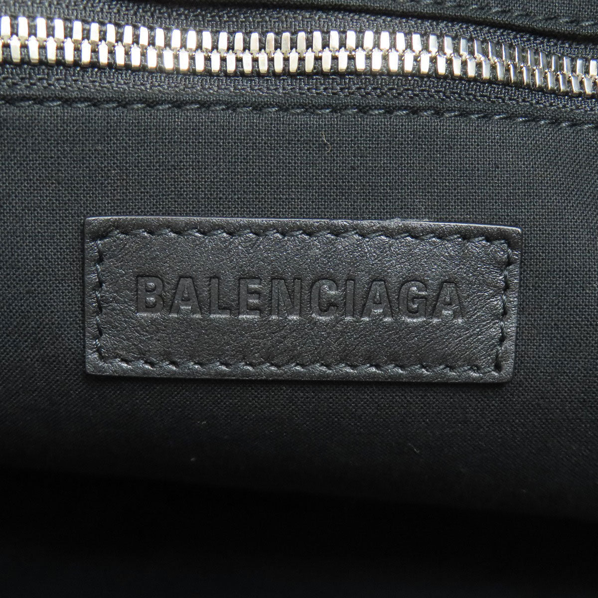 BALENCIAGA Tote Bag 743152 cotton black Jumbo Large Tote Women Used Authentic