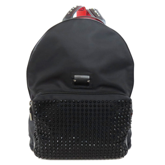 Christian Louboutin Backpack Nylon black Studs