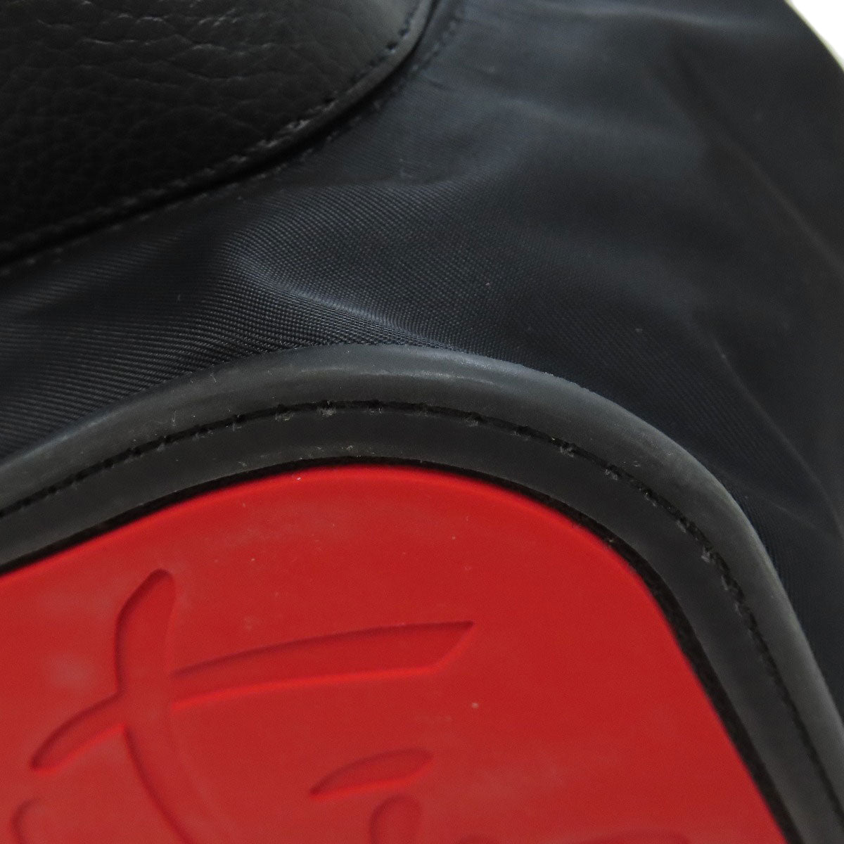 Christian Louboutin Backpack Nylon black Studs