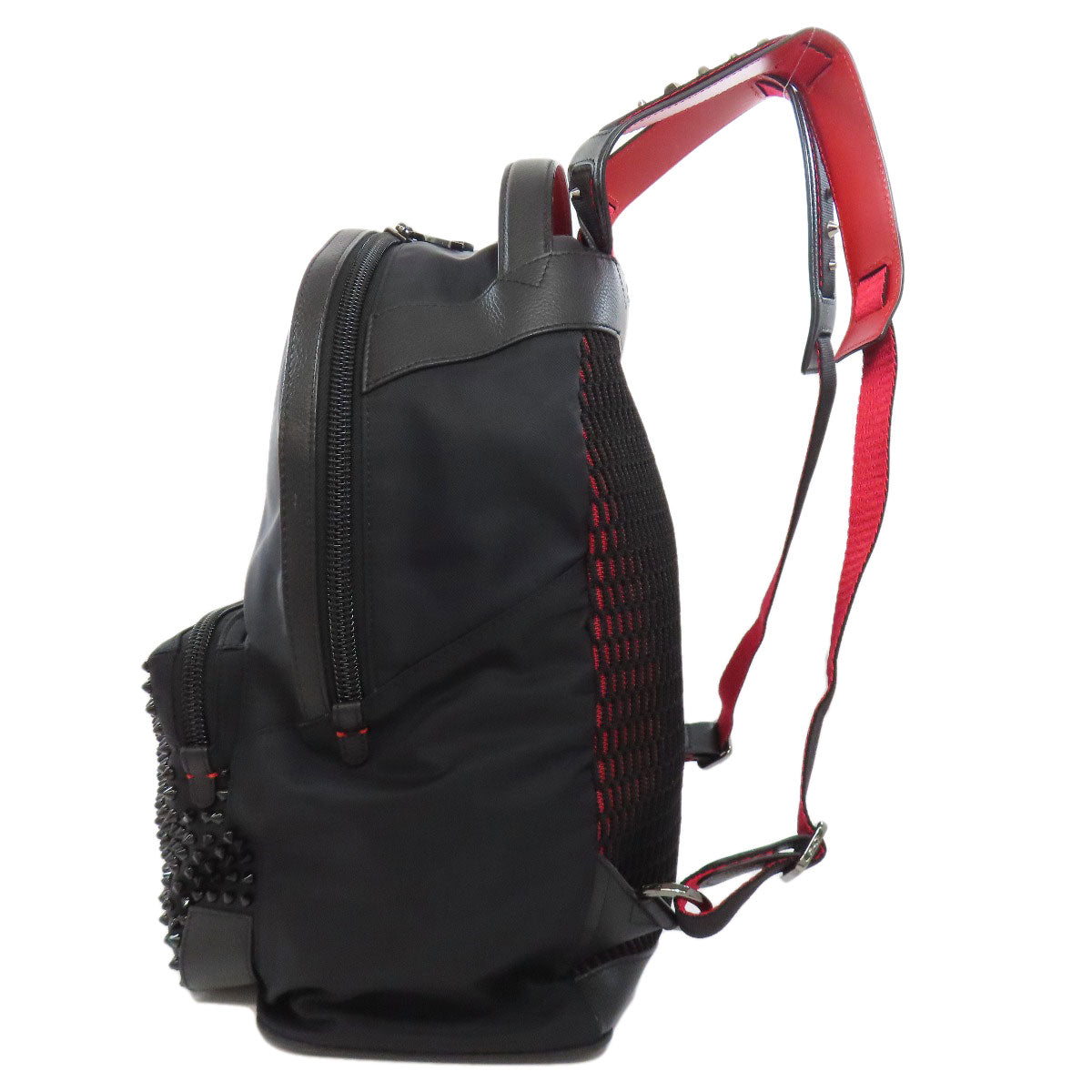 Christian Louboutin Backpack Nylon black Studs