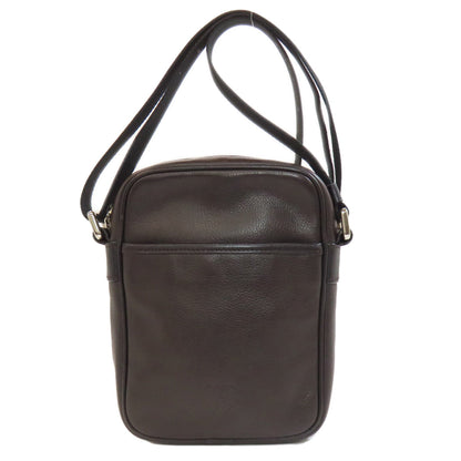 LOEWE Shoulder Bag leather Brown anagram