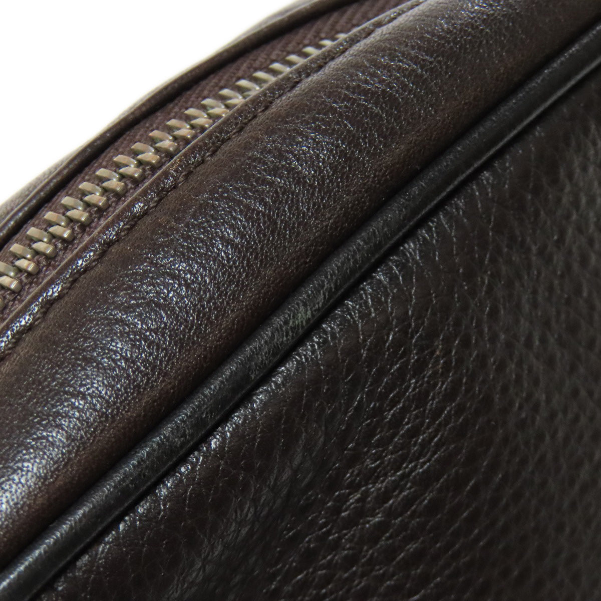 LOEWE Shoulder Bag leather Brown anagram