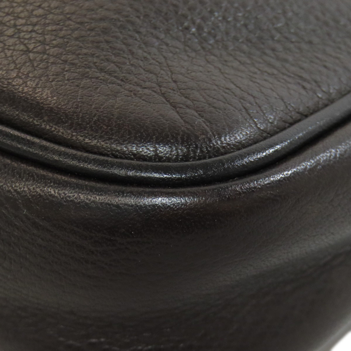 LOEWE Shoulder Bag leather Brown anagram