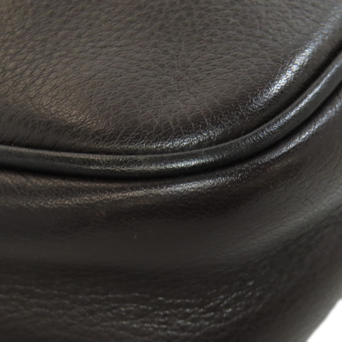 LOEWE Shoulder Bag leather Brown anagram