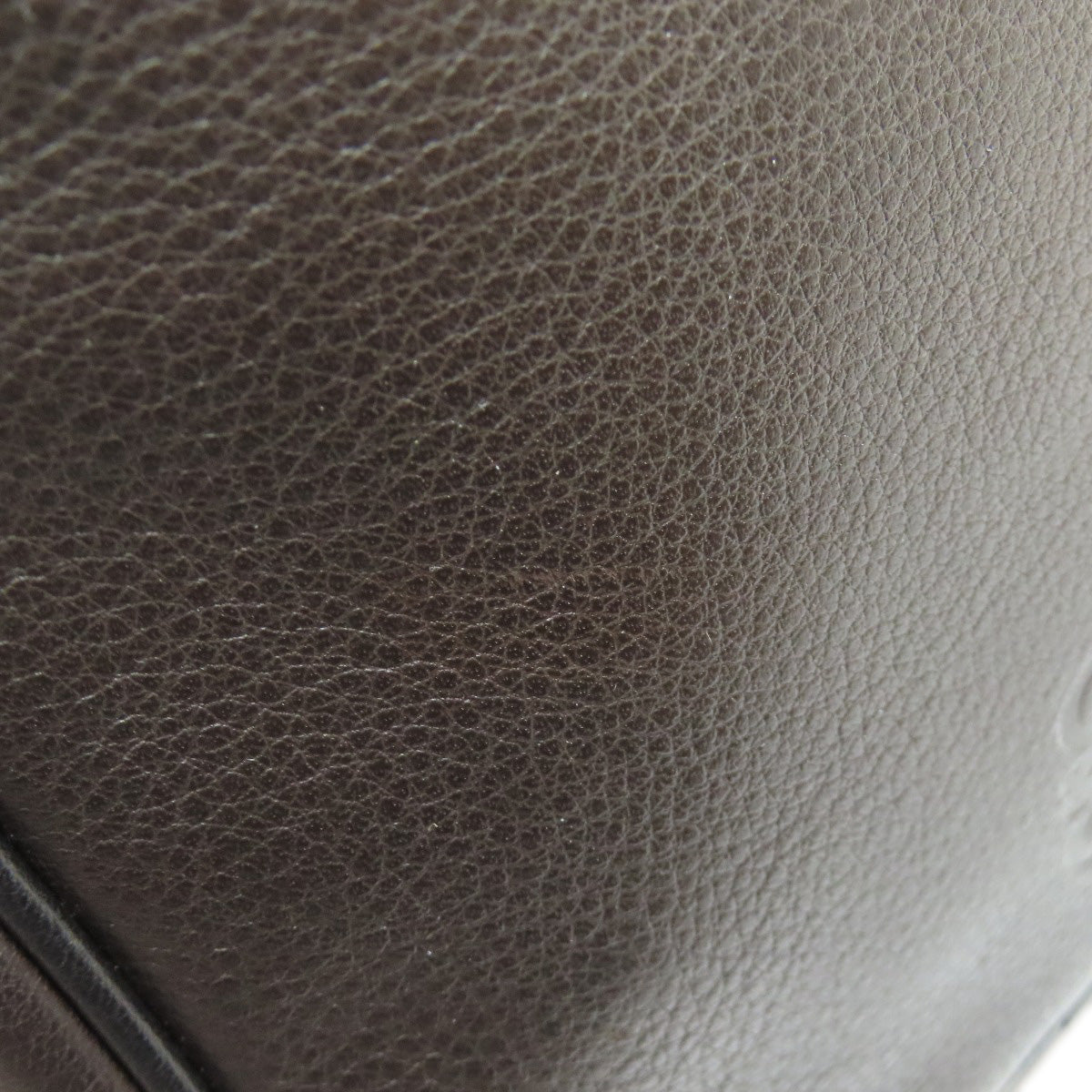 LOEWE Shoulder Bag leather Brown anagram