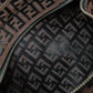 FENDI Tote Bag canvas Brown Zucca Pattern Women Used Authentic