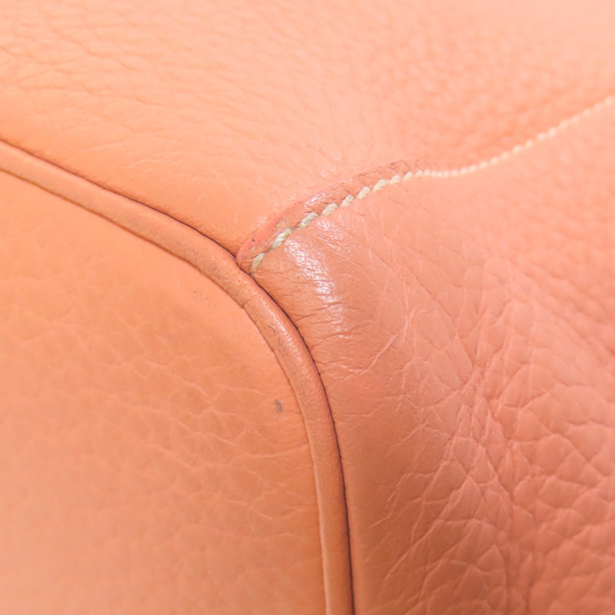 LOEWE Tote Bag leather pink anagram Women Used Authentic