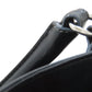 LOEWE Handbag leather black logo Women Used Authentic