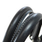LOEWE Handbag leather black logo Women Used Authentic