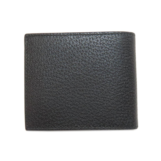GUCCI Bifold Wallet 428725 leather black GG Marmont Women Used Authentic