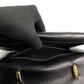 CELINE Handbag Calfskin, Leather black logo Metal Women Used Authentic
