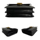 CELINE Handbag Calfskin, Leather black logo Metal Women Used Authentic