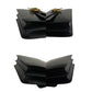 CELINE Handbag Calfskin, Leather black logo Metal Women Used Authentic