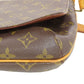 LOUIS VUITTON Shoulder Bag M51257 Monogram canvas Brown Musette Tango Short Women Used Authentic