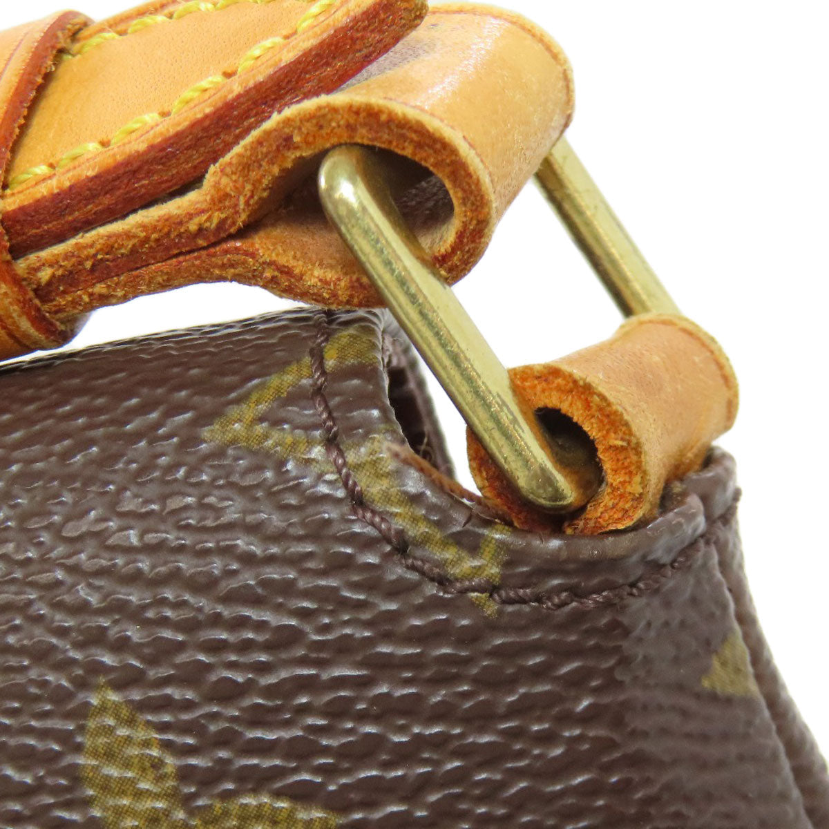 LOUIS VUITTON Shoulder Bag M51257 Monogram canvas Brown Musette Tango Short Women Used Authentic