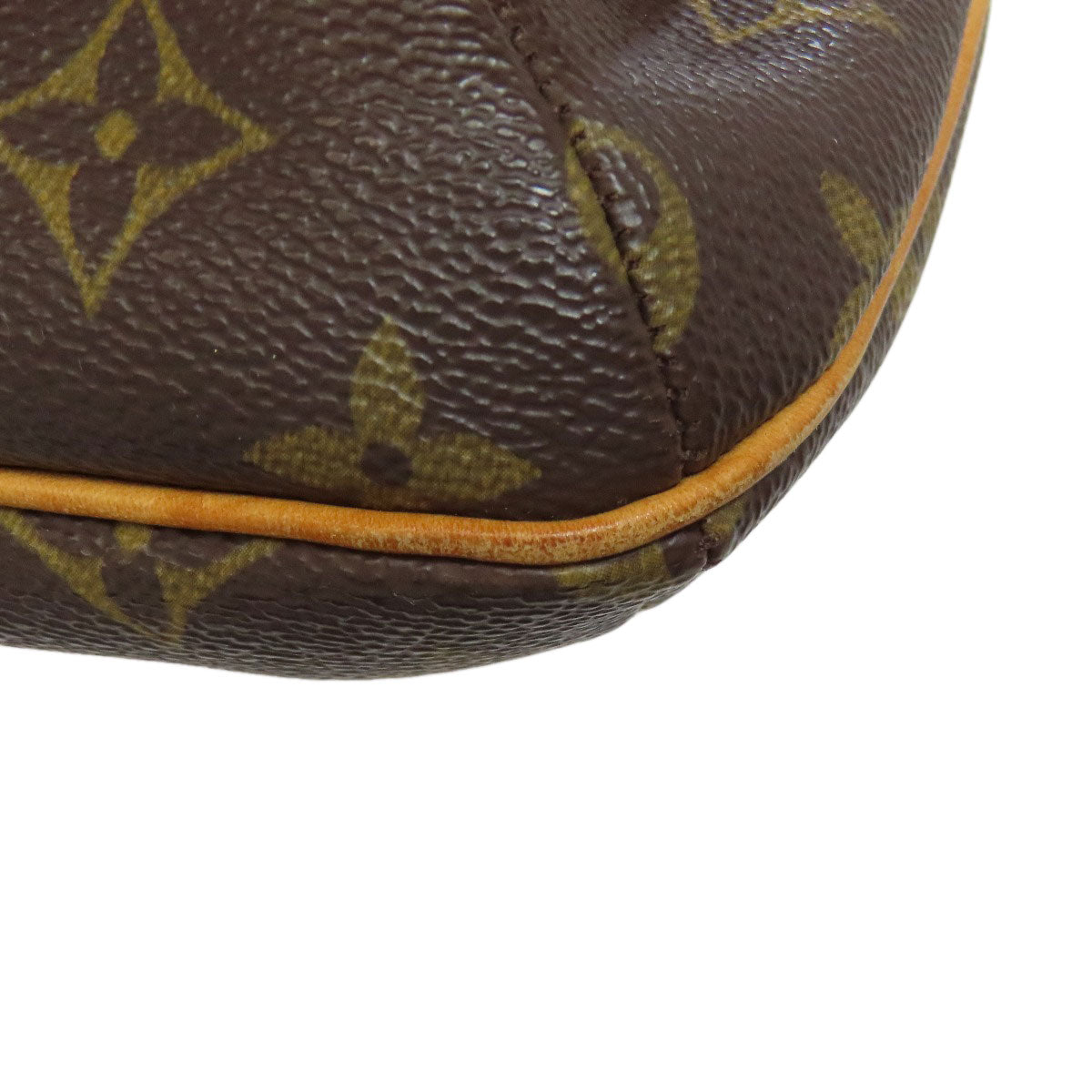 LOUIS VUITTON Shoulder Bag M51257 Monogram canvas Brown Musette Tango Short Women Used Authentic