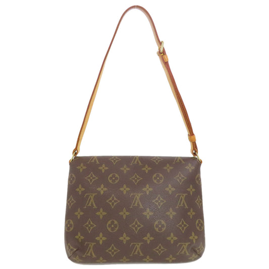 LOUIS VUITTON Shoulder Bag M51257 Monogram canvas Brown Musette Tango Short Women Used Authentic