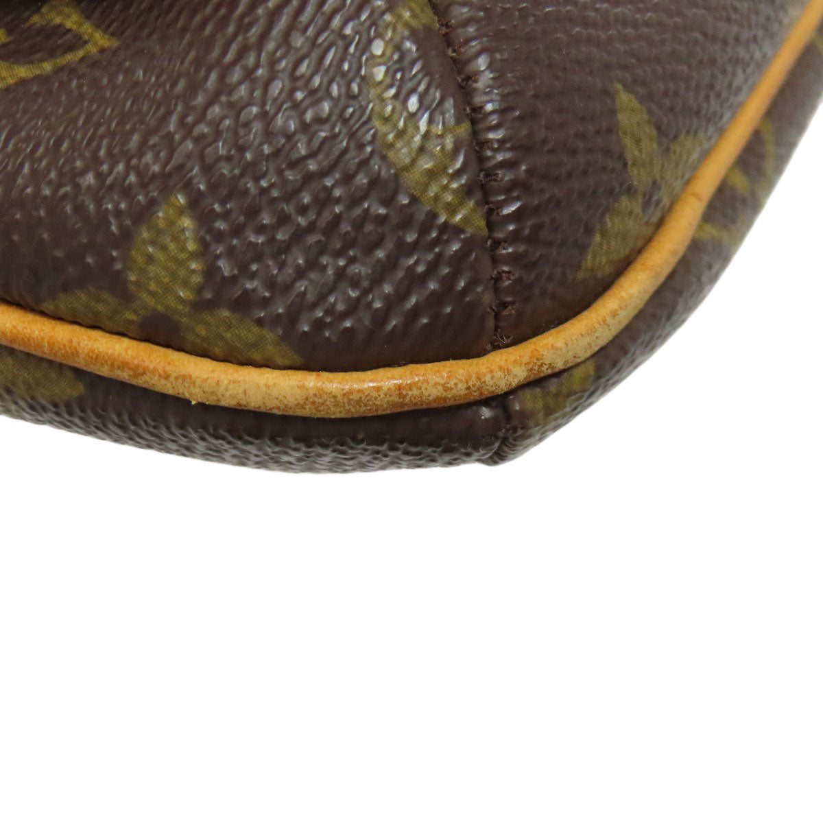 LOUIS VUITTON Shoulder Bag M51257 Monogram canvas Brown Musette Tango Short Women Used Authentic