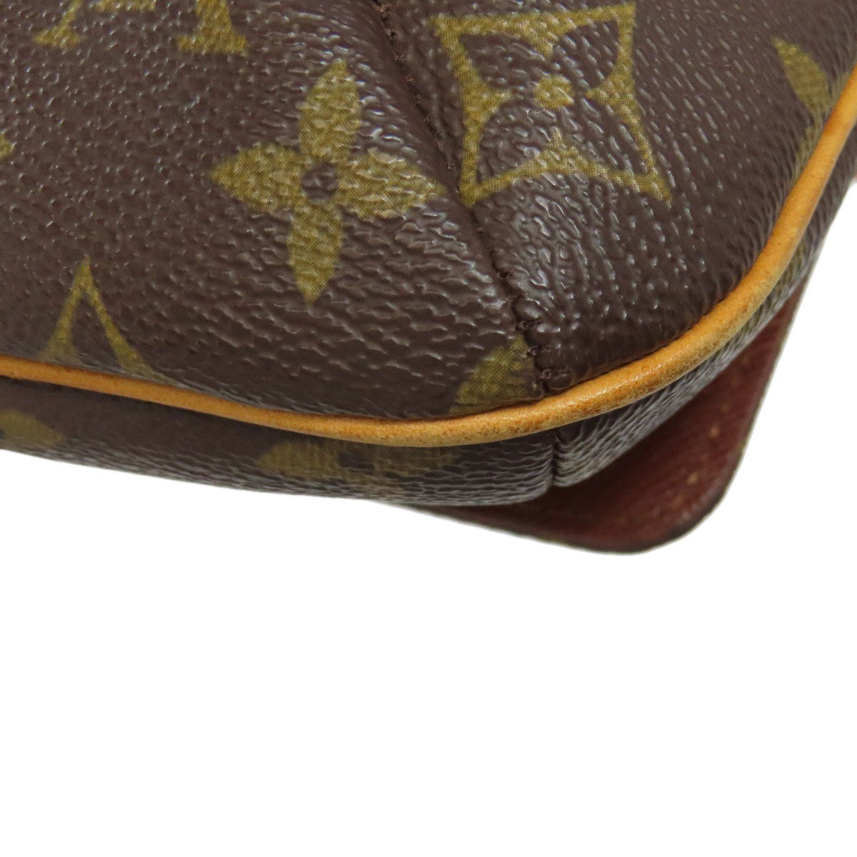 LOUIS VUITTON Shoulder Bag M51257 Monogram canvas Brown Musette Tango Short Women Used Authentic