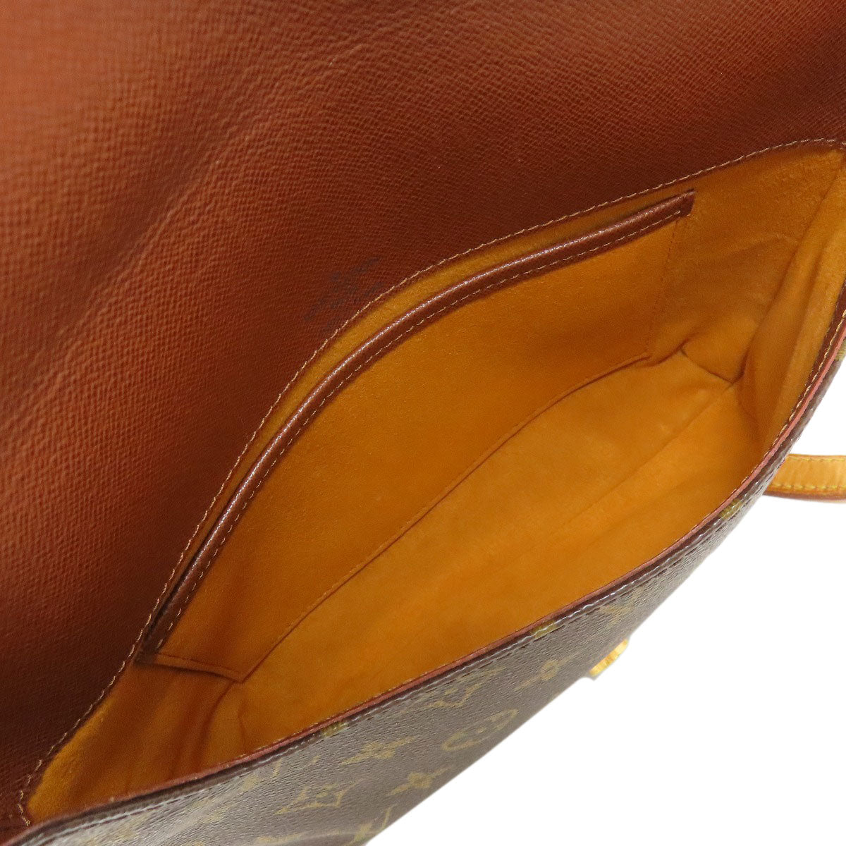 LOUIS VUITTON Shoulder Bag M51257 Monogram canvas Brown Musette Tango Short Women Used Authentic