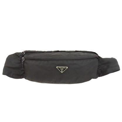 PRADA Hip bag Nylon black logoMetal