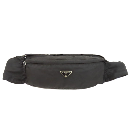 PRADA Hip bag Nylon black logoMetal