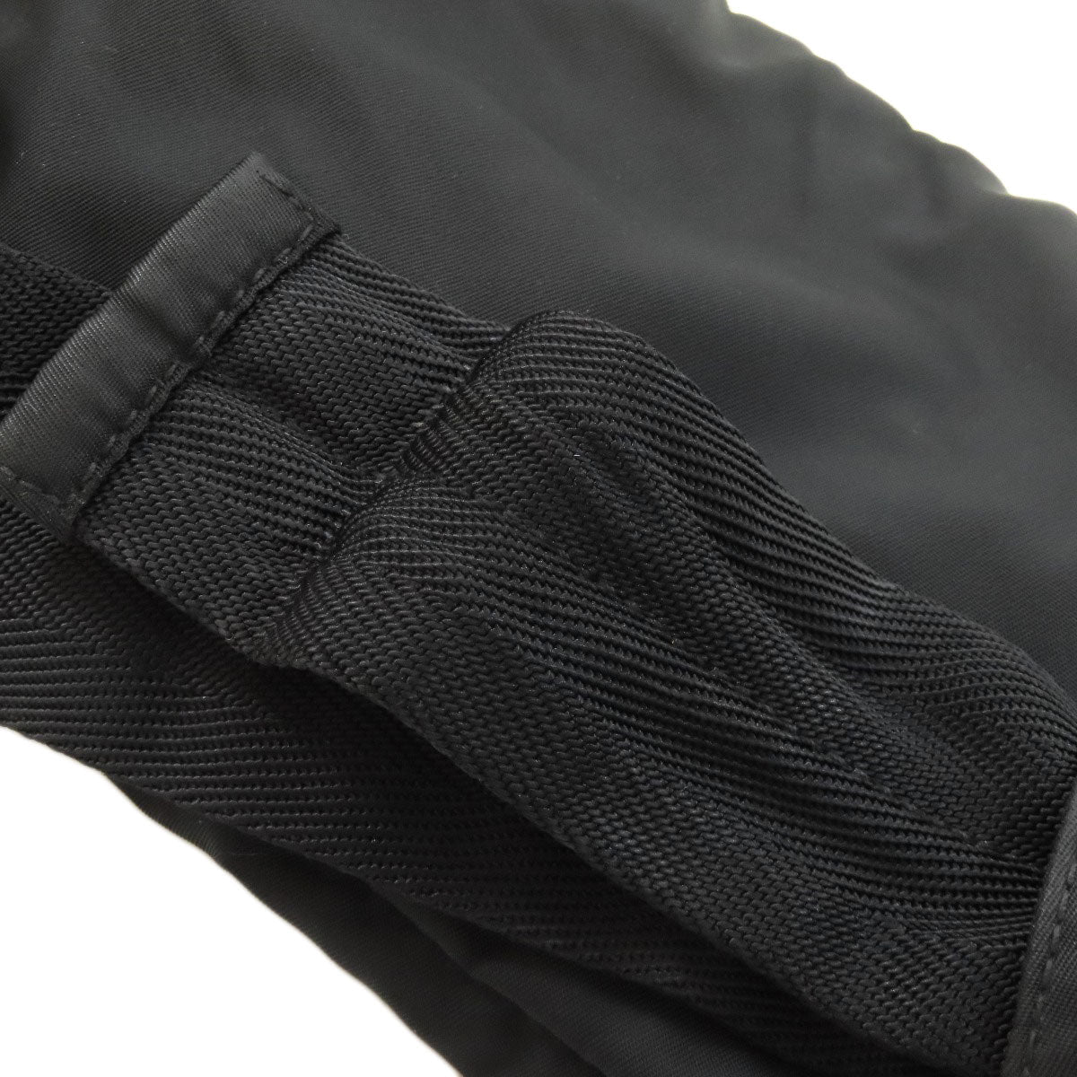 PRADA Hip bag Nylon black logoMetal