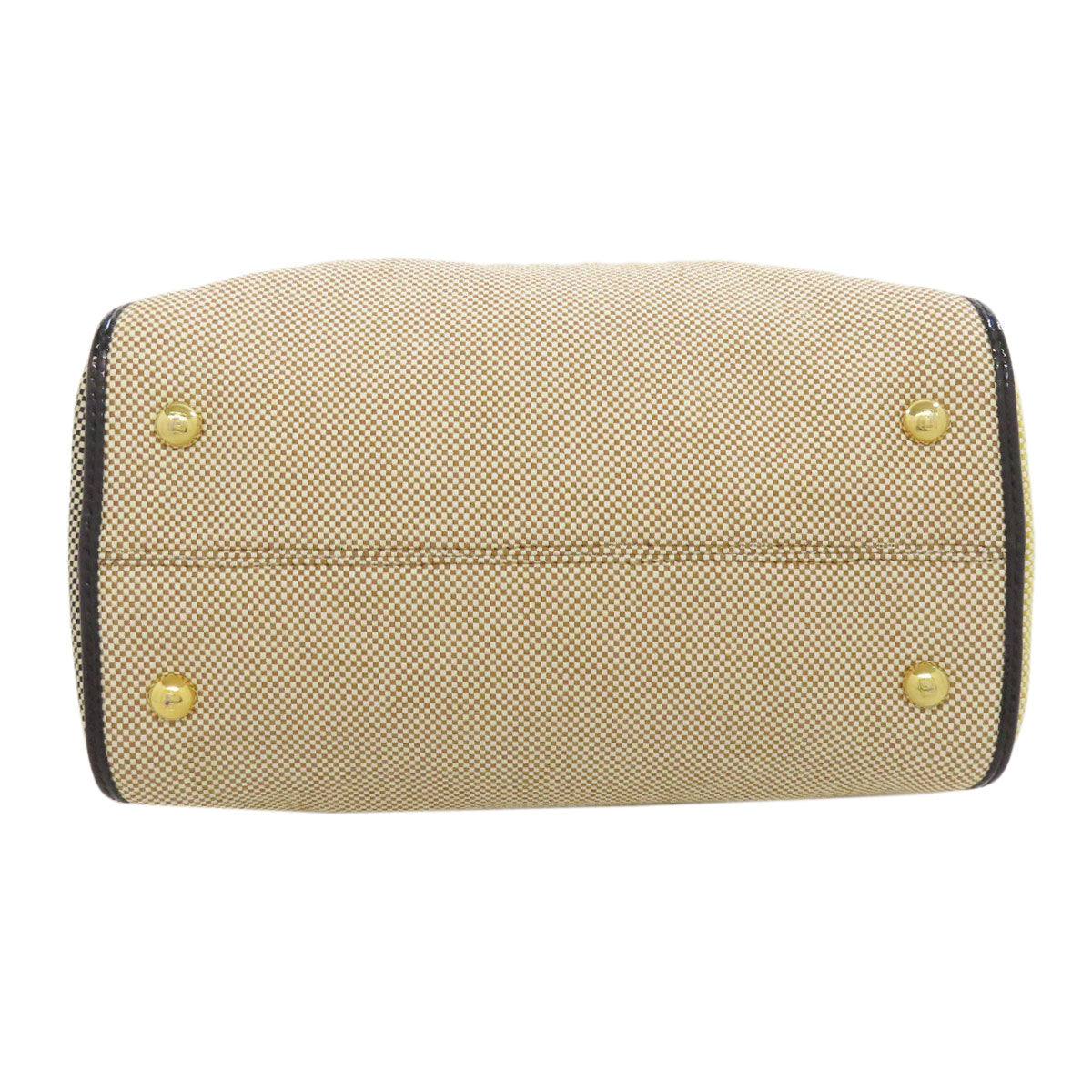 FENDI Handbag canvas beige 2WAY