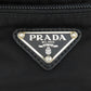 PRADA Shoulder Bag Nylon black Long shoulder Women Used Authentic