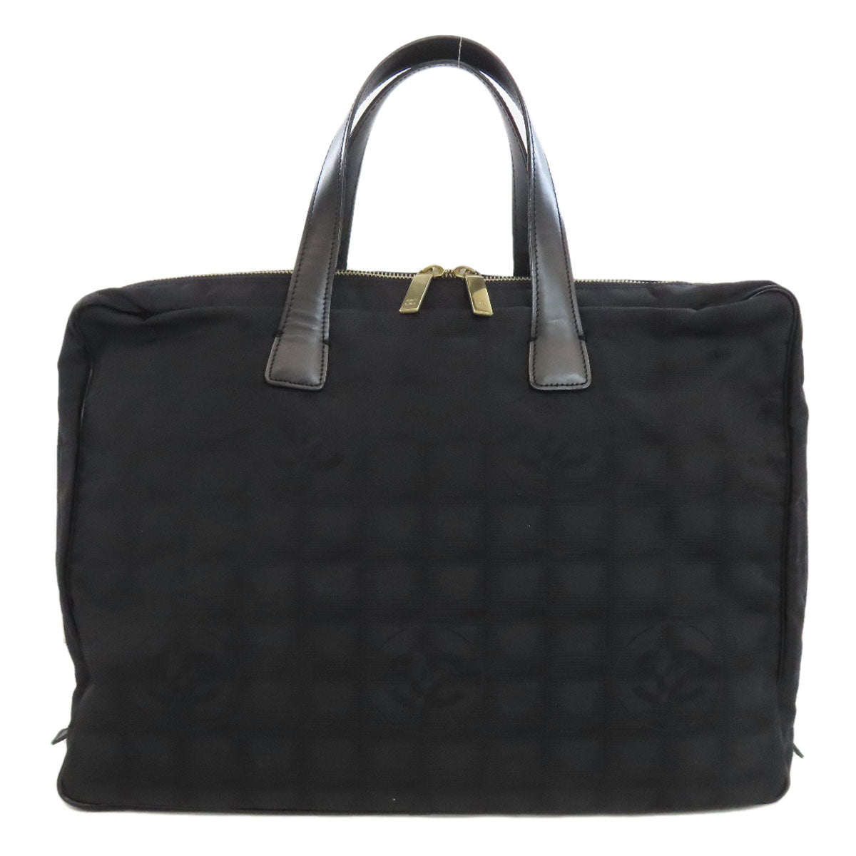 CHANEL Tote Bag Nylon black New travel line