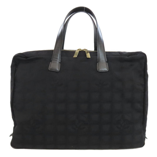 CHANEL Tote Bag Nylon black New travel line