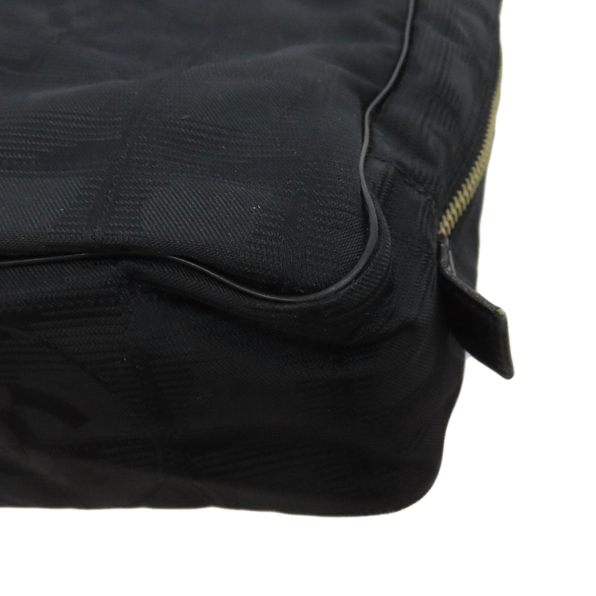 CHANEL Tote Bag Nylon black New travel line