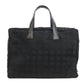 CHANEL Tote Bag Nylon black New travel line
