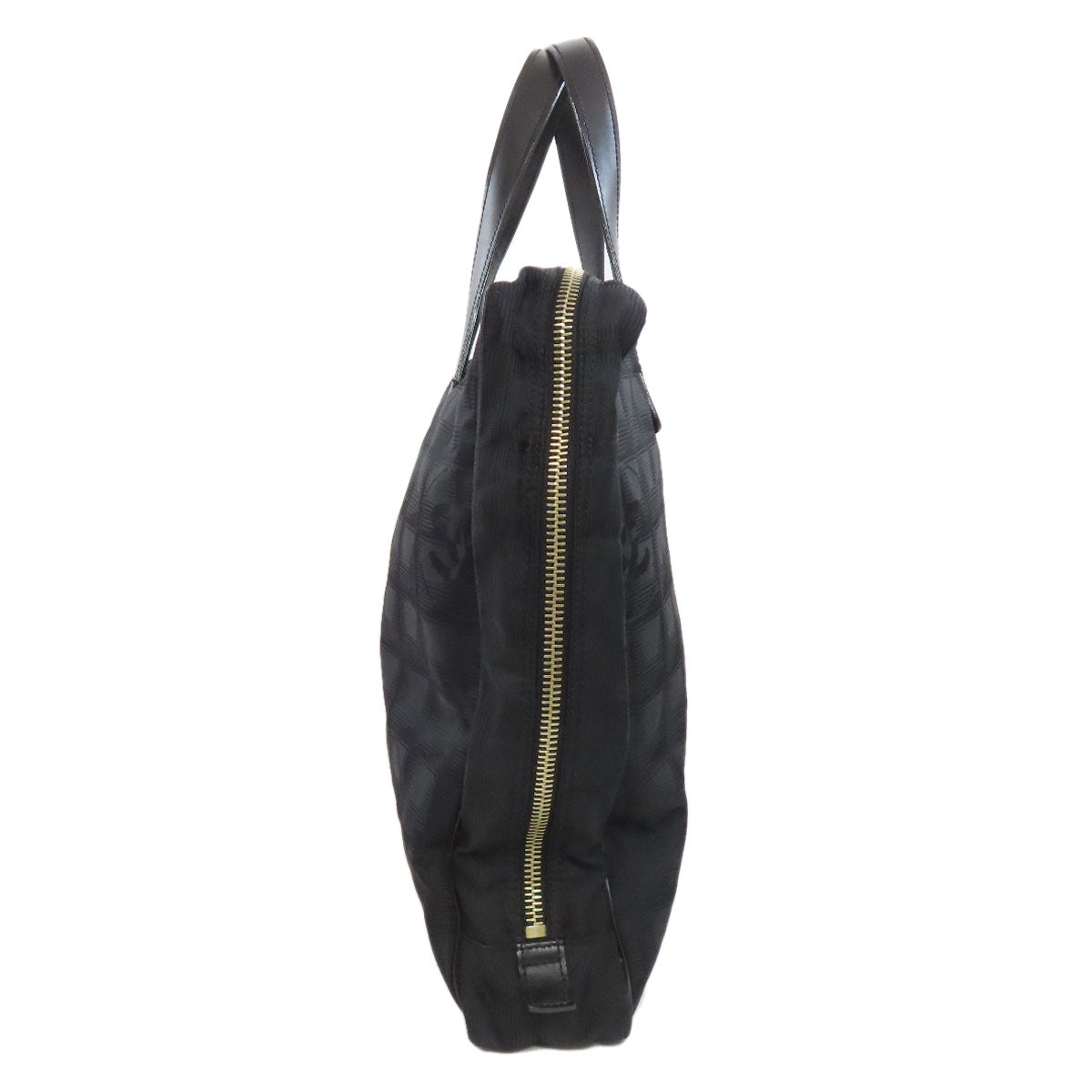 CHANEL Tote Bag Nylon black New travel line